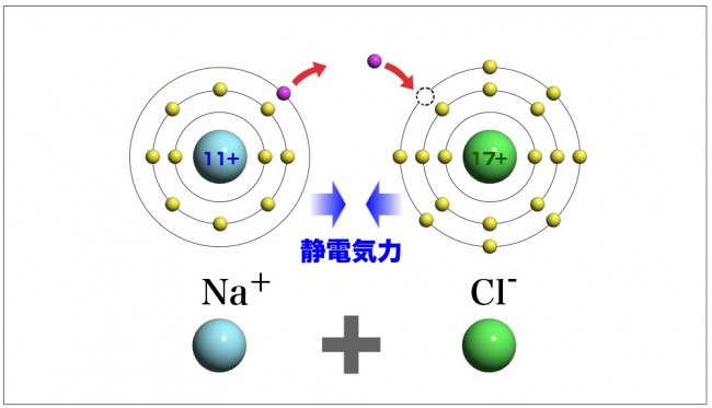 イオン結合ナトリウム2